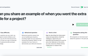 interview.study screenshot 2