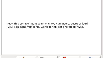 Archive comment window