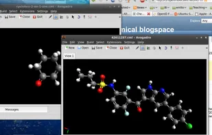 Viewing a slightly more complex molecule, vemurafenib.