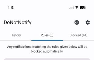 DoNotNotify screenshot 3