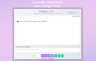 YT Notes screenshot 2
