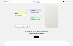 Google Opal screenshot 2