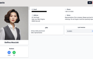 Organize your business contacts with ease