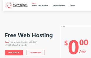 000webhost screenshot 1