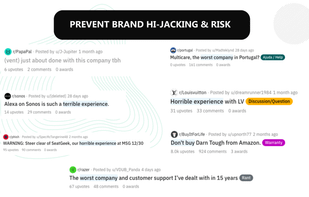 Prevent brand risk.