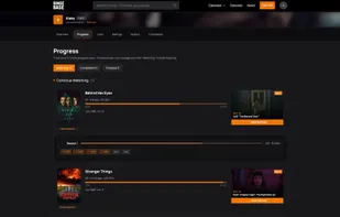 Tv progress tracking