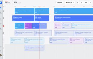 Intuitive time tracking - visualized on a horizontal timeline. In a familiar interface most people know how to use - a calendar.