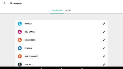 JotterPad Fountain screenplay manager