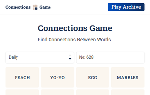 Connections Game screenshot 2