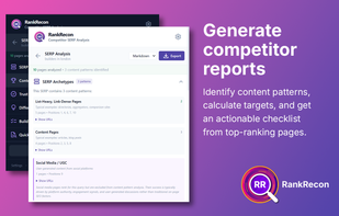 RankRecon screenshot 1