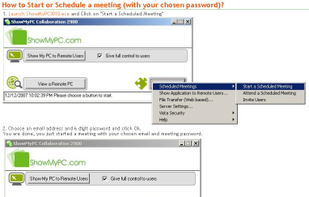 How to Start or Schedule a meeting (with your chosen password)?