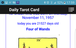 Daily Tarot screenshot 1