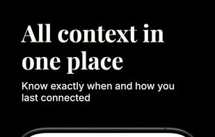 Reach - Personal CRM screenshot 1