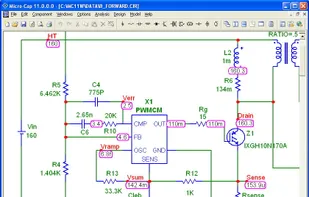 Integrated schematic editor and simulator