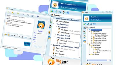BigAnt Office LAN Messenger screenshot 1