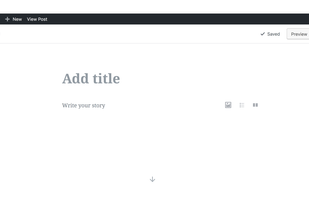 Wordpress Gutenberg screenshot 1