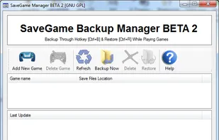SaveGame Backup Manager screenshot 1