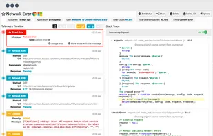 Easily understand exactly why bugs are happening with the Telemetry Timeline and enhanced Stack Traces.