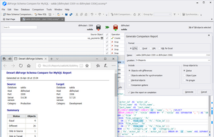 dbForge Schema Compare for MySQL screenshot 1