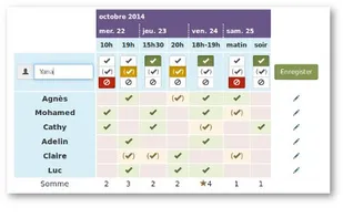 Framadate screenshot 1