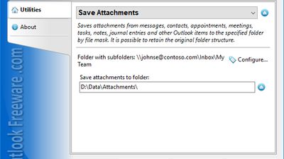 Save Attachments from Outlook screenshot 1