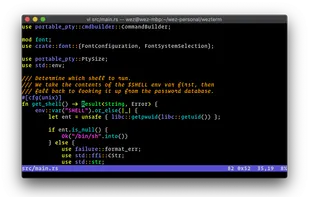 WezTerm screenshot 1