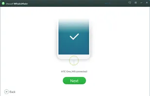 click next to scan your phone