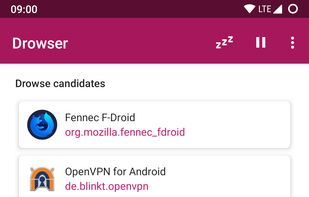 Drowser screenshot 1