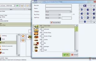 uniCenta oPOS screenshot 2