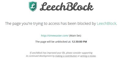 Blocking Page