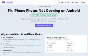 H2J.app screenshot 2