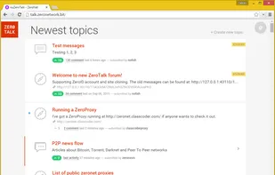 ZeroTalk screenshot 1