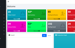 The Vyom ERP screenshot 1