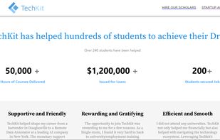 Course testimonials and metrics