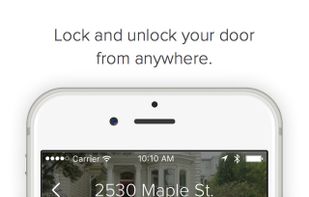 See the status of your door and lock/unlock it from anywhere