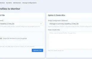 Upload csv or copy and paste