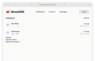 ShoutSMS screenshot 2