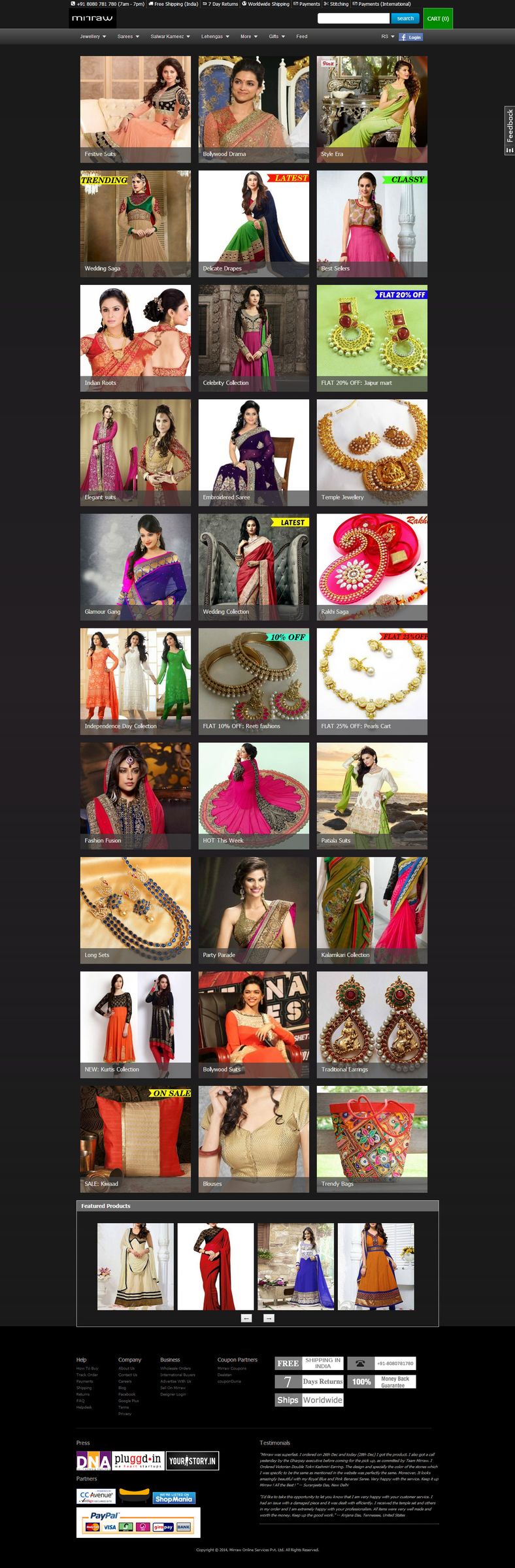 Mirraw Alternatives Top 8 Online Shops & Similar sites AlternativeTo