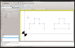 Selecting objects displays the object's grip points.