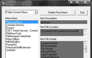 Folder Context Menu