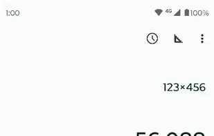 Fossify Calculator screenshot 1
