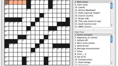 Black Ink Crossword Puzzles screenshot 1