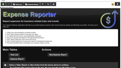 Expense Reporter Sample Application