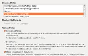 LibreOffice Plugin for Zotero screenshot 1