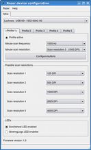 Razer device configuration tool screenshot 1
