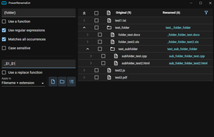 PowerRenameExt screenshot 3
