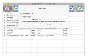 Cisdem PDFCreator screenshot 1