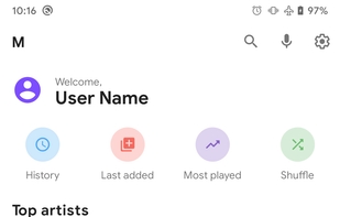 Metro - A music player for Android screenshot 1