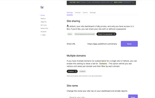 Fathom Analytics screenshot 2