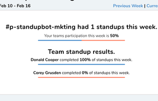 Standup Bot screenshot 3
